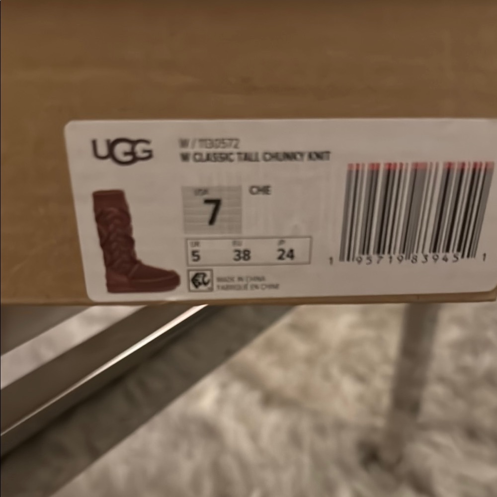 UGG Classic Tall Knit Boots - Brown